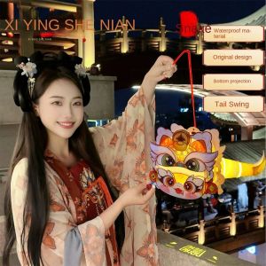 JVKISX แบบดั้งเดิมดั้งเดิม โคมไฟพกพาจีนงู เรืองแสงในที่แคบ วินเทจ โคมไฟส่องสว่างปีใหม่ โคมไฟเฉลิมฉลอง งูเขย่าได้ โคมไฟงูปี2025 เครื่องประดับบ้านปีใหม่