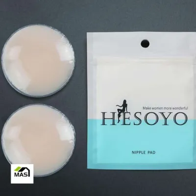 MAS GOODS 6/12pcs Nipple Tape with Box Reusable Adhesive Invisible Pasties Silicone Nipple Cover Pad Bra Waterproof