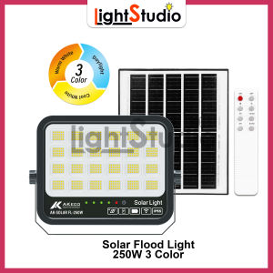 【NEW MODEL】Solar Spotlight Solar Flood Light with 3 Color LED Lighting Super Bright l 70W/150W/250W/400W