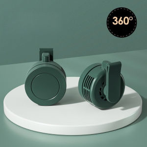 Bladeless Mini Fan Silent USB Fan Portable Clip Mini Kipas 360 Degrees Rotating Cooler Kipas for Sports Travel Office