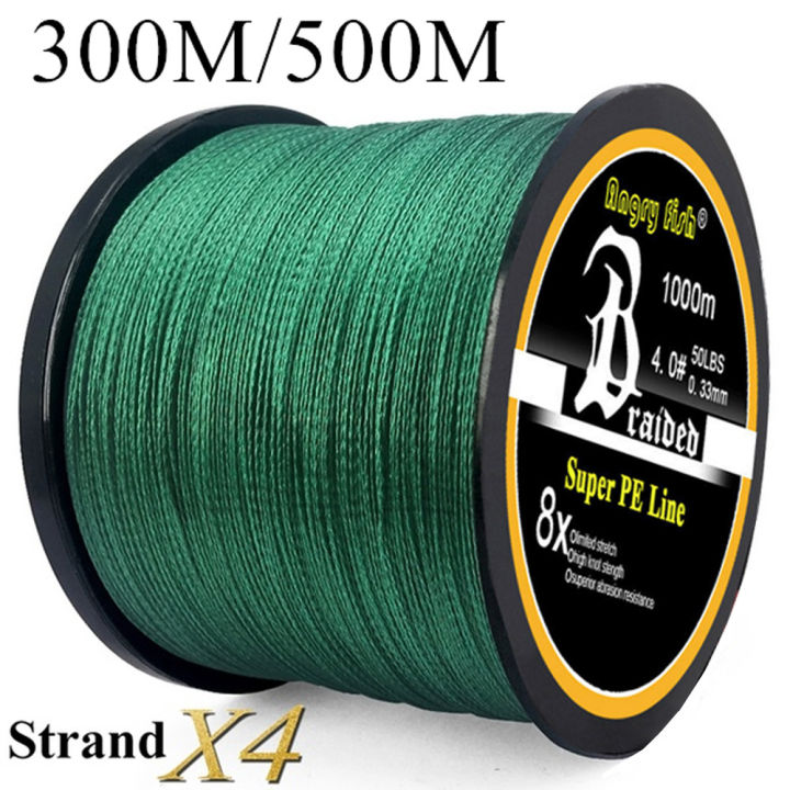 CLOTH 300/500M Super Strong 12-100LB PE Fibre Braided Wire Braided Fishing  Line PE Braided Fishing Wire