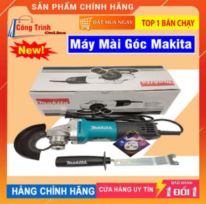 Máy mài cắt Makita 100% lõi đồng - Máy cắt cầm tay công suất 840w được thiết kế vừa tay người dùng độ ma sát cao giúp chống trượt