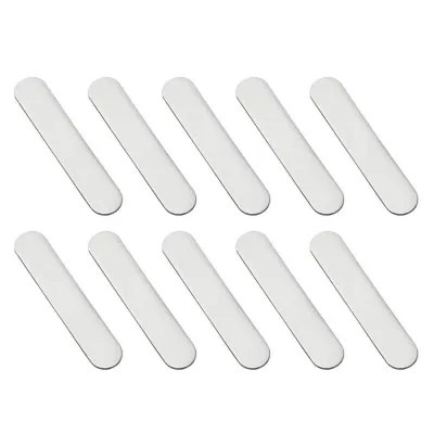 KHALIDAV 10 Pcs Black Silver Golf Club Weighted Lead Sheet Self-adhesive Universal Pickleball Lead Tape Racquet Weight Block