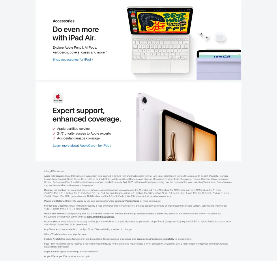 Apple 11-inch iPad Air M3 Wi-Fi | Lazada Singapore