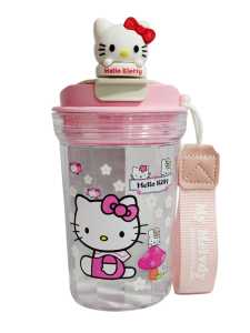Mug Plastik Lucu Karakter Samrio Ukuran 480ml Free Tali Gantungan kamimurah Botol 3120