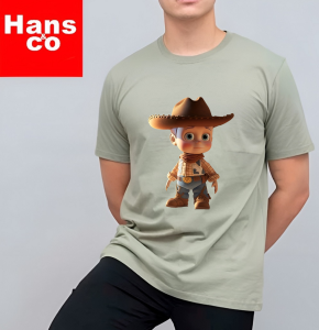 Kaos Pria 3 Dimensi Motif Animasi Koboy Toy Story Tshirt Oblong Katun 24s H0232 By Hans & Co
