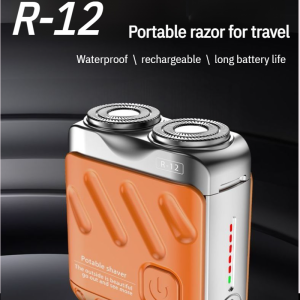 Efficient shaving Razor Portable Electric Razor Magnetic function at the head of the knife Walnut wood grain