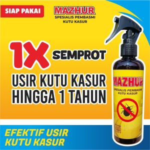 Mazhur Anti Tungau Spray Pengusir Kutu Kasur Dijamin Ampuh 100%