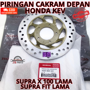 PIRINGAN CAKRAM DEPAN HONDA KEV SUPRA X 100 LAMA SUPRA FIT LAMA  Kualitas original Presisi tidak bengkok dan awet anti karat ori asli AHM cakram disk