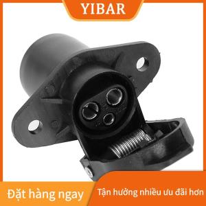 YIBAR 3 pin Trailer ổ cắm kết nối vòng 3 cực Plug-in Trailer máy kéo cắm cho điện Caravan xe tải 12V