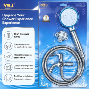 "WOMENS GALLERY" (#2221) 3IN1 SHOWER SET FOR BATHROOM HANDHELD SHOWER KIT