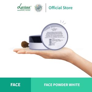 Larissa bedak untuk jerawat dan berminyak Face powder white