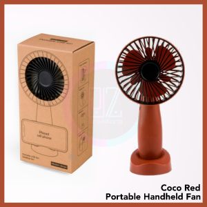 Multi-function Mini USB Rechargeable Handheld Desktop Fan Mobile Phone Bracket Fan Pocket Fan USB Fan Kipas Pemegang Telefon