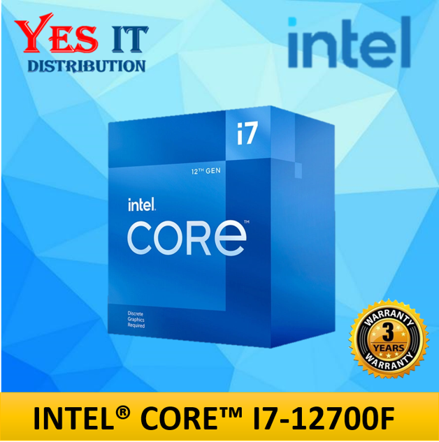 SET] INTEL I712700F 25M Cache Up to 4.90GHz 12th Gen Processor