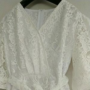 Dress Brokat Furing Pita Ikat Anabelle Gaun Mini Natal