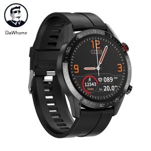 2022 Newest PPG+ECG Smart Watch Men Full Round Touch Screen Bluetooth Call Ip68 Waterproof Replaceable Strap Smartwatch