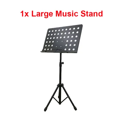 Music Stand Heavy Duty - Music Sheet / Menu Stand / Al Quran Stand / Music Book Stand Display - for Guitar Acoustic / Electric Bass / Akustik 谱架
