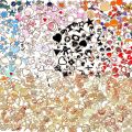 400Pcs Charms for Jewelry Making, Assorted Enamel Bracelet Bangle Charms, Mixed Bulk Metal Necklace Earring Charm for Jewelry Making. 