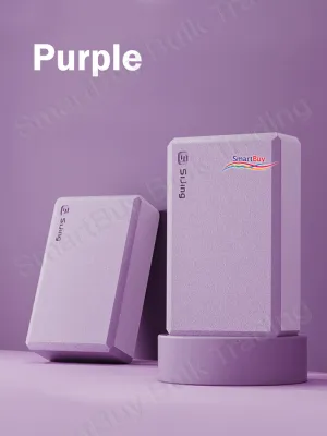 Smartbuy 2PCS High Density EVA Yoga Block 200g Non-Slip Foam Brick Pilates Stretch Dance Exercise Support