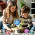 2024 Flying Orb Ball Toy - Christmas Cool Novelty Gift Galaxy Boomerang Hand Magic Floating Orbit Ball HoverOutdoor Toy Stocking Stuffer for Boys Girls Teens Kids Blue. 