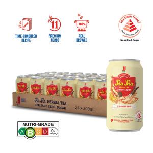 JJ Jia Jia Herbal Tea Zero Sugar (24x300ML) - Case