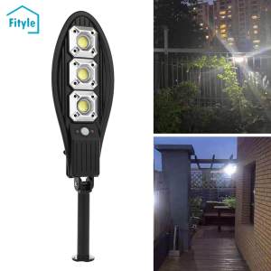 Fityle COB Solar Light LED Outdoor Solar Lamp Waterproof PIR Motion Sensor Street Light Promo Sale