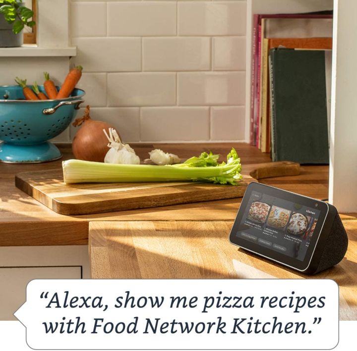 Echo%20Show%205%20-%205.5"%20Smart%20display%20clock%20speaker%20alarm%20video%20screen%20bluetooth%20wifi%20Alexa%20video%20calling%202%20way%20talk%20intercom%20-%20Image%203