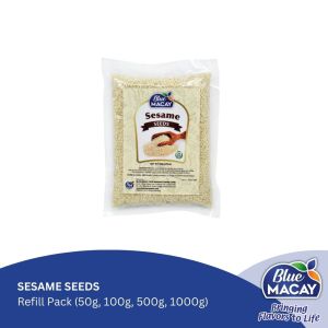 Blue Macay Sesame Seeds Refill Pack (50g 100g 500g 1000g)