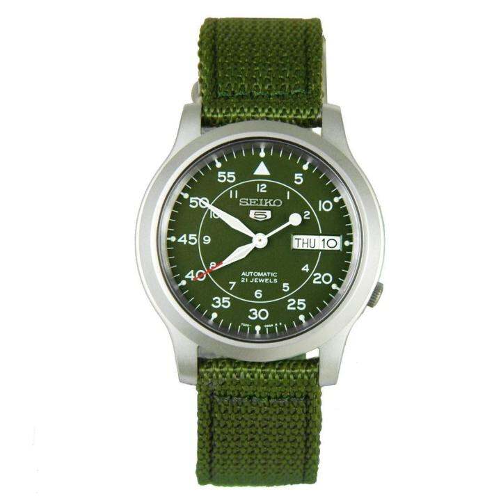 Seiko 5 cheap automatic green