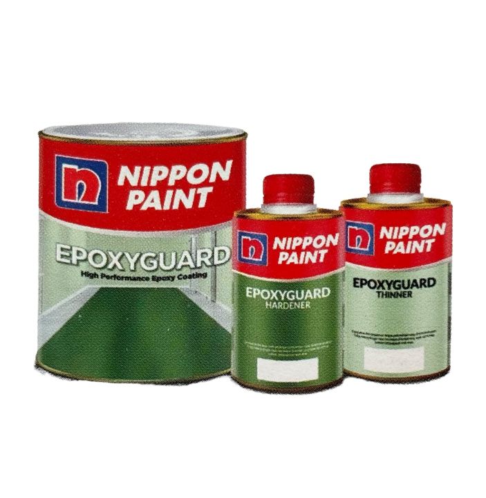 Cat Lantai Nippon Epoxy Guard 3 Komponen 0.9 liter - Cat Serbaguna Kolam Tangki