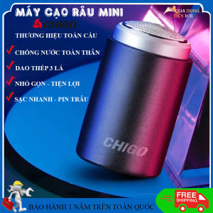 Máy cạo râu mini cao cấp - Máy cạo râu nam cạo khô cạo ẩm dễ dàng lưỡi dao sắc bén chống nước toàn phần nhỏ gọn mang đi du lịch. Bảo hành 1 năm toàn quốc đổi mới trong 7 ngày nếu lỗi.