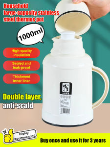 Home Portable Thermos One Orange Large Capacity Stainless Steel Hot Water Bottle