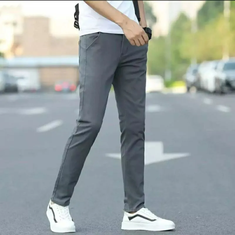 Seluar slack lelaki slim fashion fit