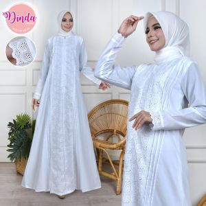 Gamis Putih Katun Jepang Baju Haji Gamis Ihrom Perlengkapan Haji DCIL#Katun