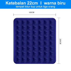 CUTEHOME Kasur Angin Kasur Tidur Angin Kasur Angin Single Kasur Angin Double Kasur Tiup Air Bed Portable Camping Lipat Portable