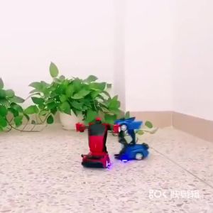 Mainan Kereta RC Drift 2-dalam-1 Transformasi Sukan Mainan Budak Lelaki Hadiah Sesuai Untuk 3-8 Tahun