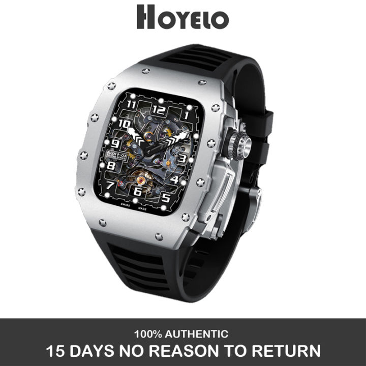 Hoyelo Richard Mille Style Metal Mod Kit for Apple Watch Series 8