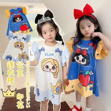 Shop Baju Frozen Tshirt Dress online Sep 2024 Lazada .my