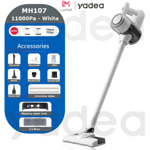 9-in-1 Cordless Wet & Dry Vacuum Mop Washer 11000Pa Powerful Suction Handheld Dust Mite Cleaner