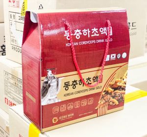 Nước Chiết Xuất Trùng Hạ Thảo GOLD JOENGWOON Hộp 20 Gói x 80ml - Bồi bổ sức khỏe