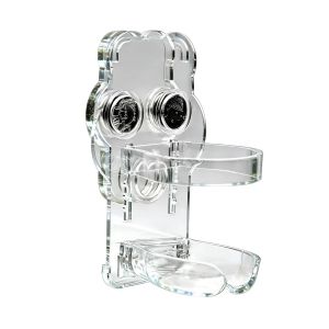 NOBLELUX Adjustable Hamster Water Bottle Holder ic Transparent Small Pet Feeder Stand  Acrylic Pet Water Bottle Bracket Small Pet
