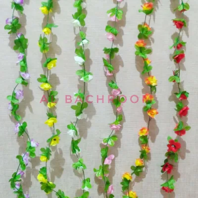 BUNGA RAMBAT PLASTIK KECIL 100 B8331 MAWAR RAMBAT DAUN PLASTIK HIASAN DINDING DEKORASI DAUN ARTIFICIAL