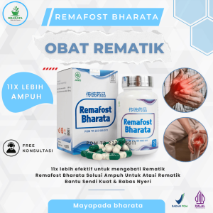 Remafost Bharata Obat Rematik Ampuh - Obat Asam Urat Obat Radang Sendi Obat Pegal Linu Ampuh