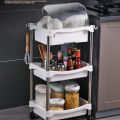 [Ready Stock + local seller]Kitchen storage rack, floor, multi-layer supplies, vegetable basket, household toys, fruit storage rack, snack storage rack. 