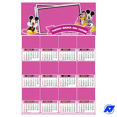 KALENDER 2026 CUSTOM 13 FOTO DESIGN TERBARU BISA PAKAI NAMA JUGA