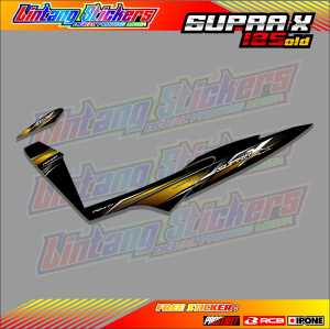 STRIPING VARIASI HONDA SUPRA X 125 OLD / STICKER LIST MOTOR HONDA SUPRA X 125 LAMA