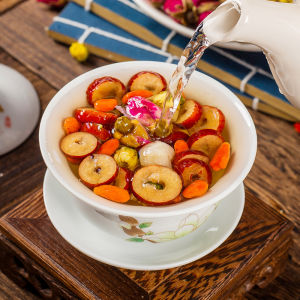 Goddess five treasure tea （10 bags）health tea rose chrysanthemum longan jujube wolfberry nourishing beauty