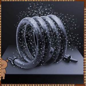 Flexible Rubber Air Curtain Bubble Tube for Aquarium Fish Tank