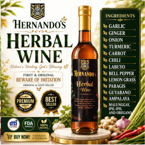 Hernandos Herbal Wine 500ml | Premium Herbal Blend | Made with 13 Natural Ingredients | Original