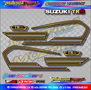 STRIPING VARIASI MOTOR SUZUKI TR-S / STICKER LIST MOT0R SUZUKI TR-S